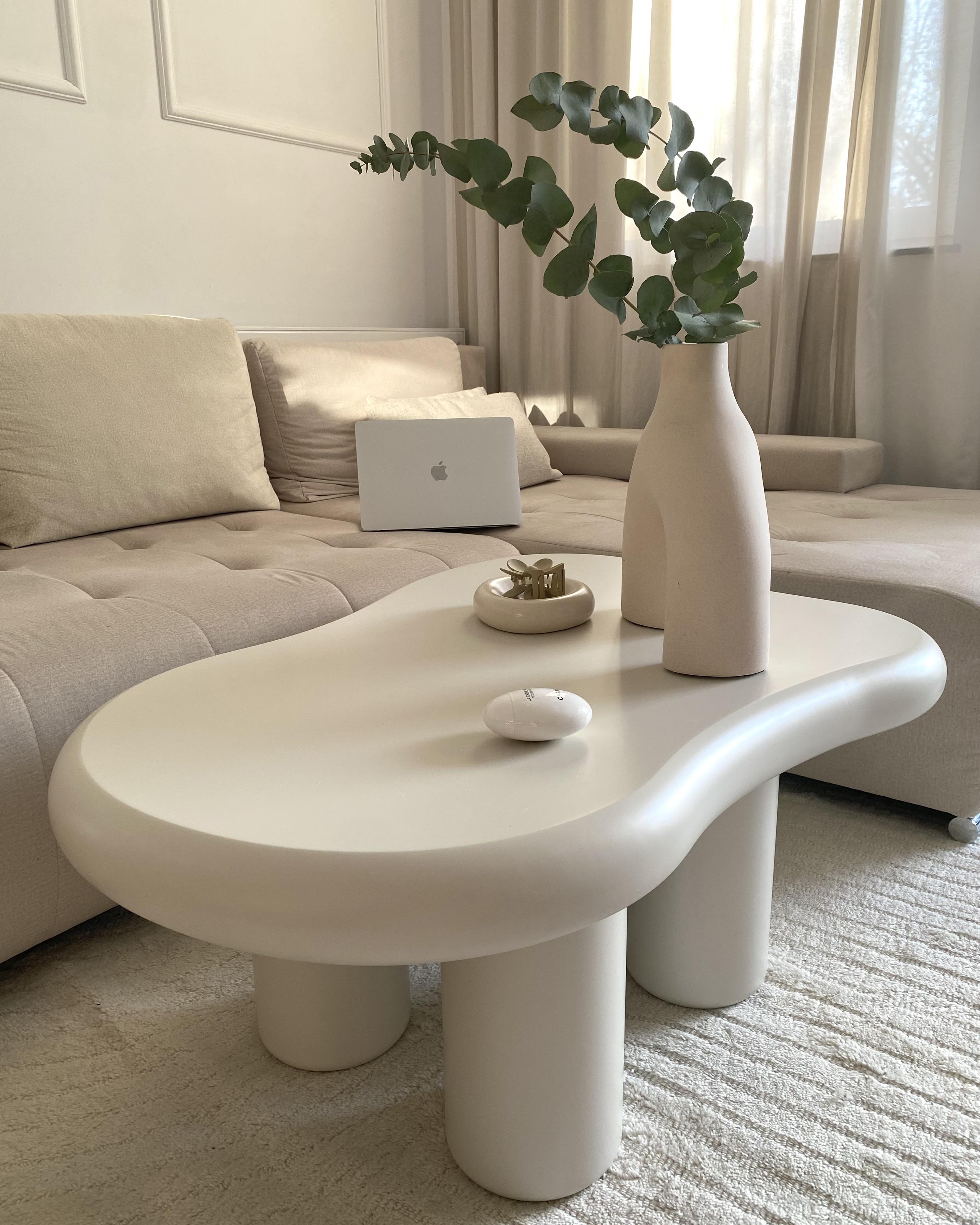 Salontafel ONDLE Gebroken wit