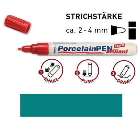 KREUL PorcelainPen brillant 160°C Türkis