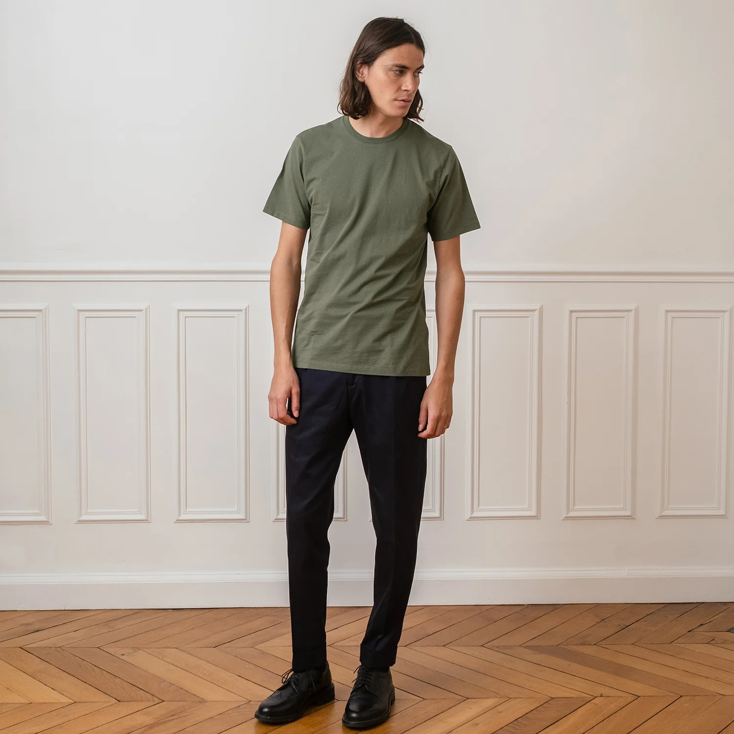 Green organic cotton T-shirt