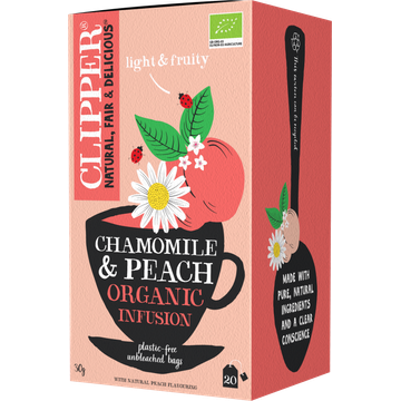 Clipper Chamomile & Peach Organic Infusion 20 Zakjes 30 g