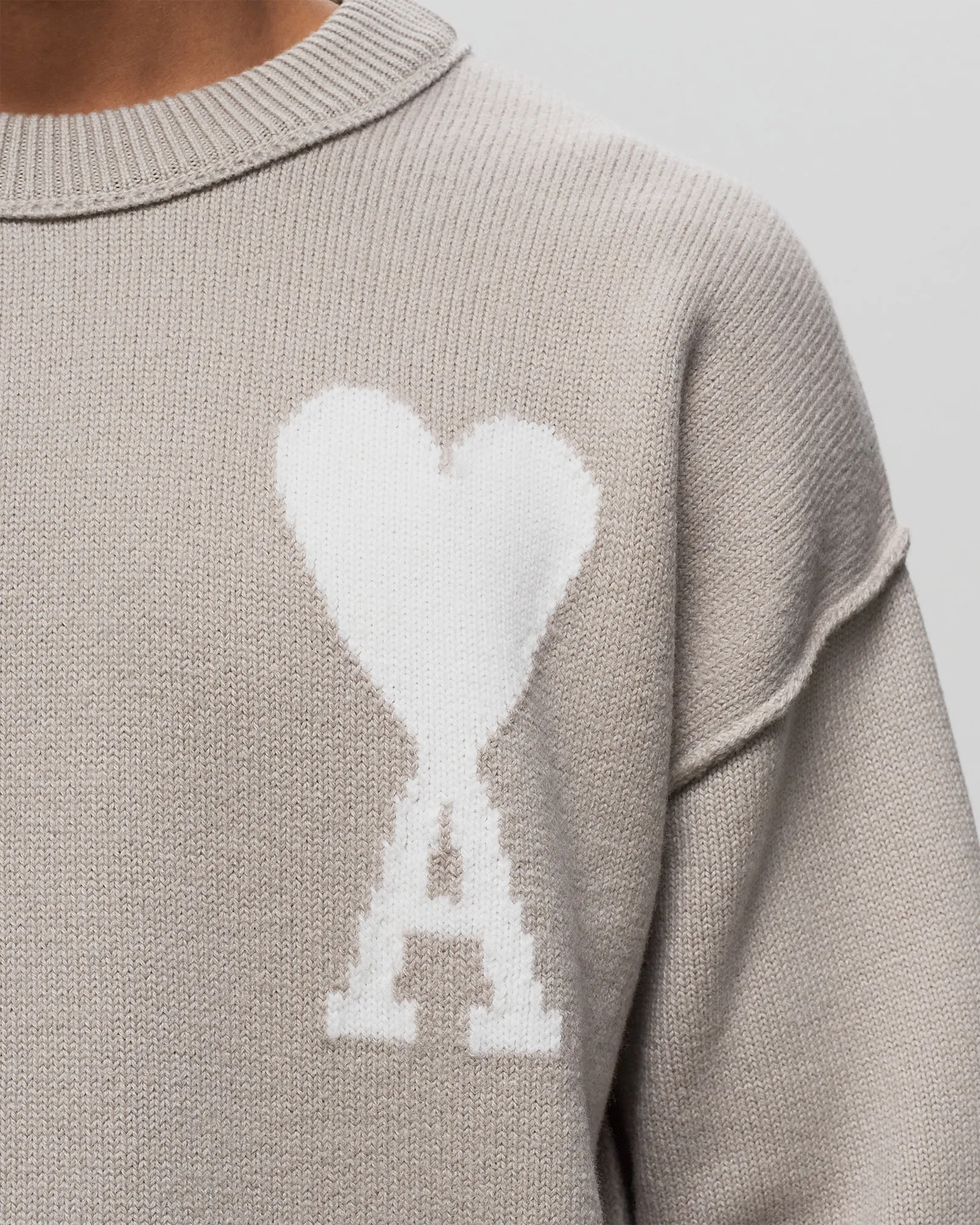 AMI Paris OFF WHITE ADC SWEATER