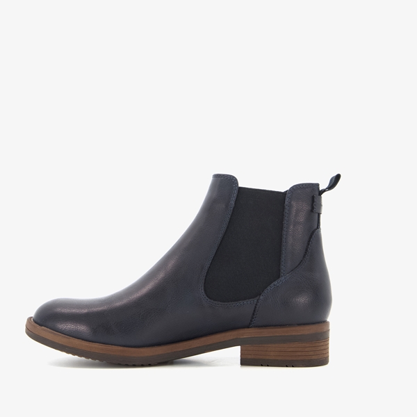 Tamaris lage Chelsea boots donkerblauw