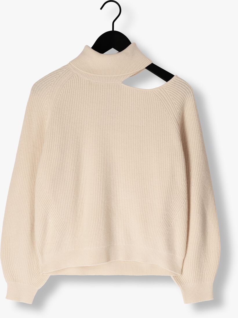 beige dante6 trui marenna symmetrical sweater
