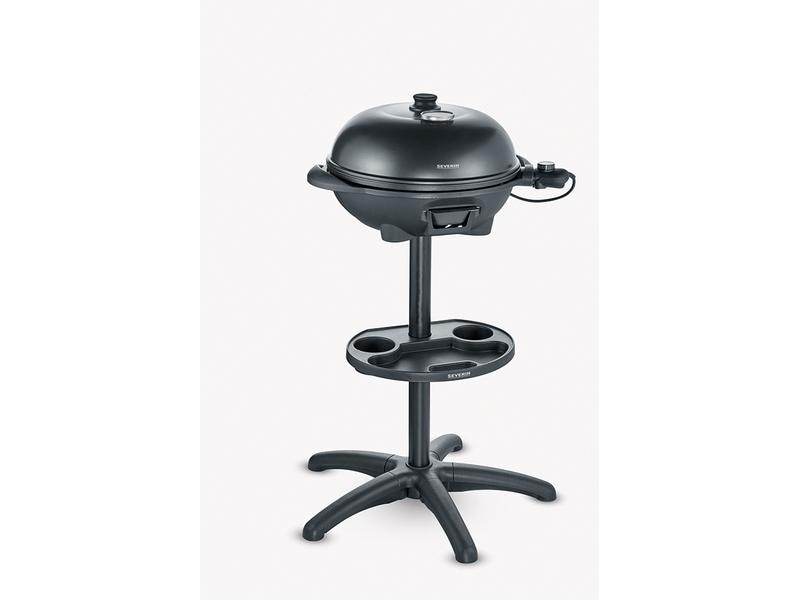 Severin Elektrogrill PG 8541 Barbecue-Standgrill mit Haube