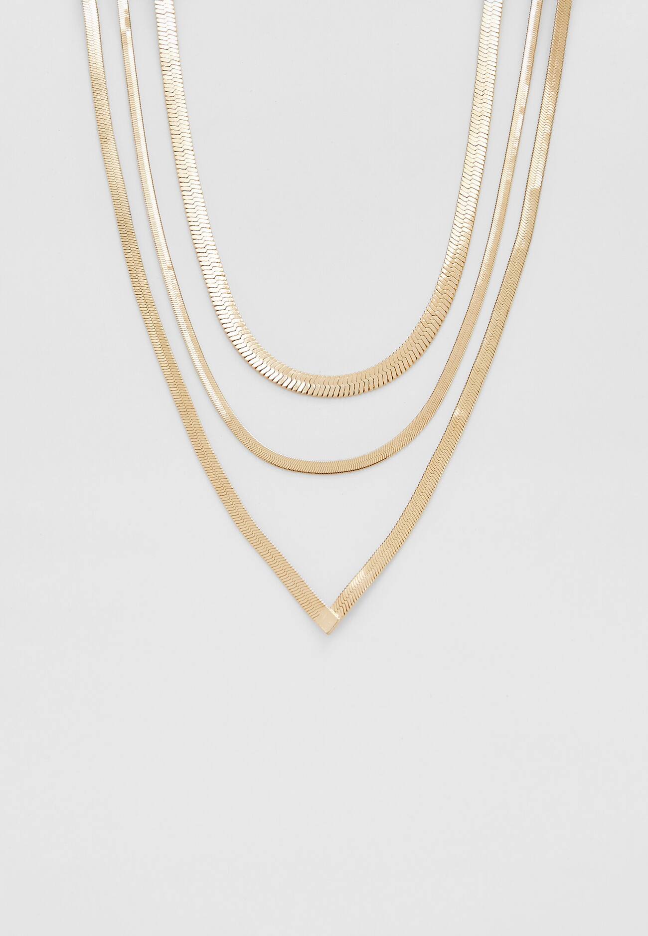 Conjunto de 3 colares de cobra