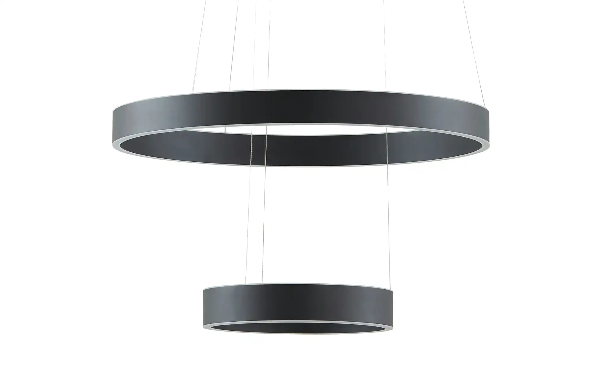 HELL-höllisch gutes Licht LED-Pendelleuchte, schwarz `Ringe´