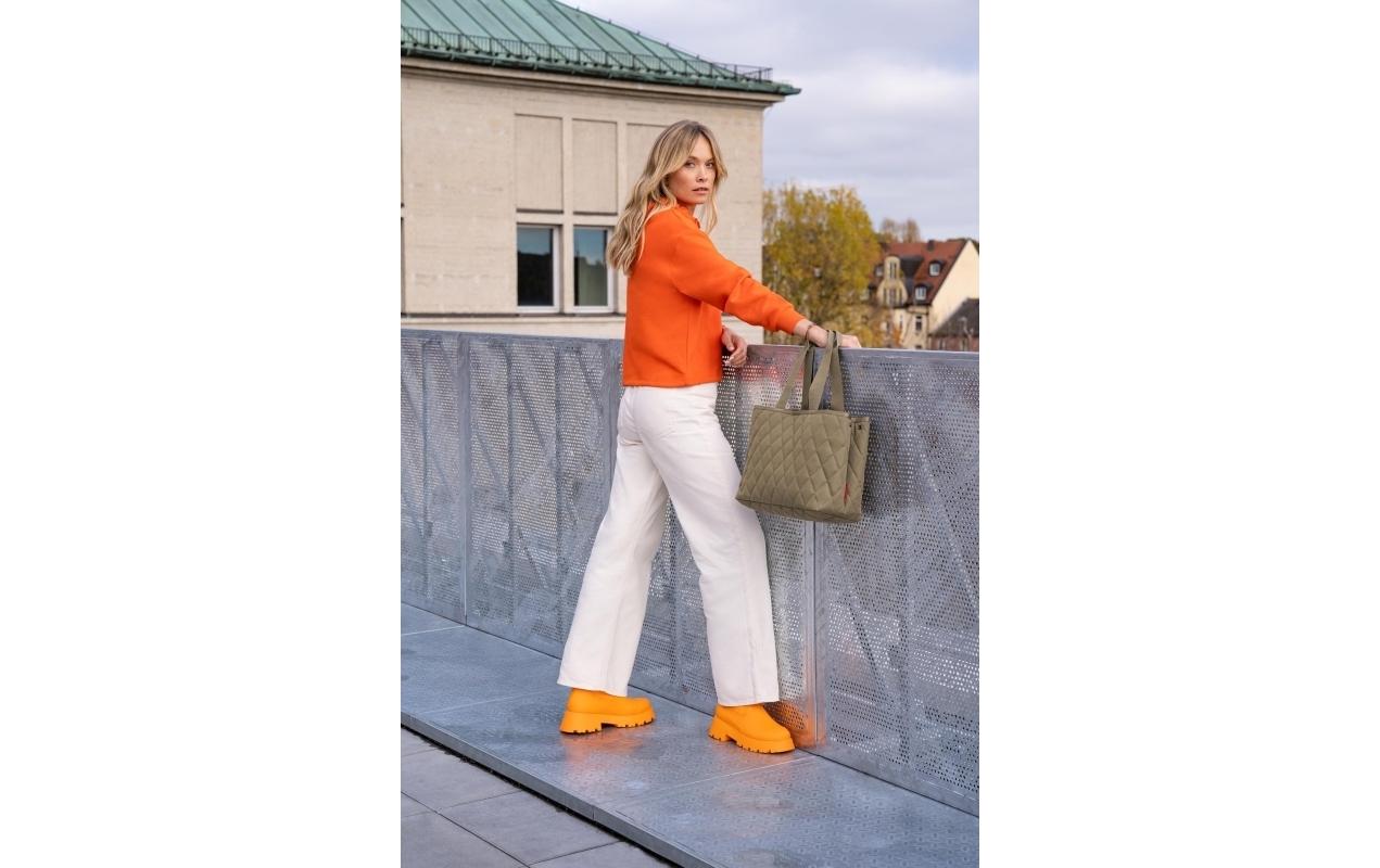Tasche Classic Shopper L Rhombus OliveSchultertasche für jeden Tag