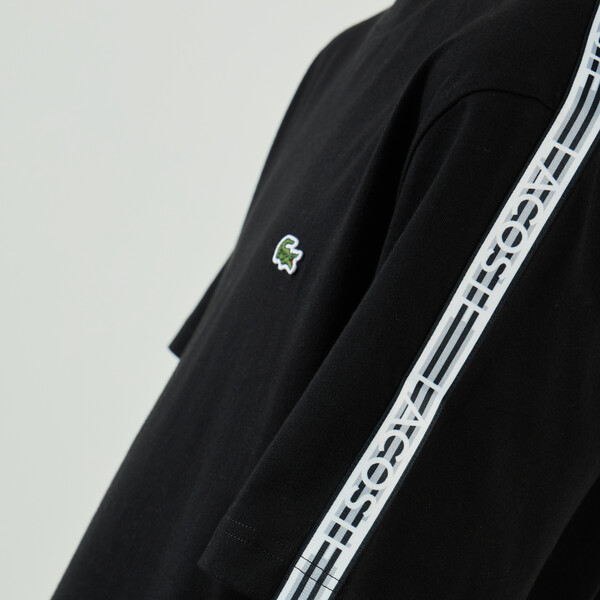LACOSTE TEE SHIRT TURTLE NECK SMALL LOGO
