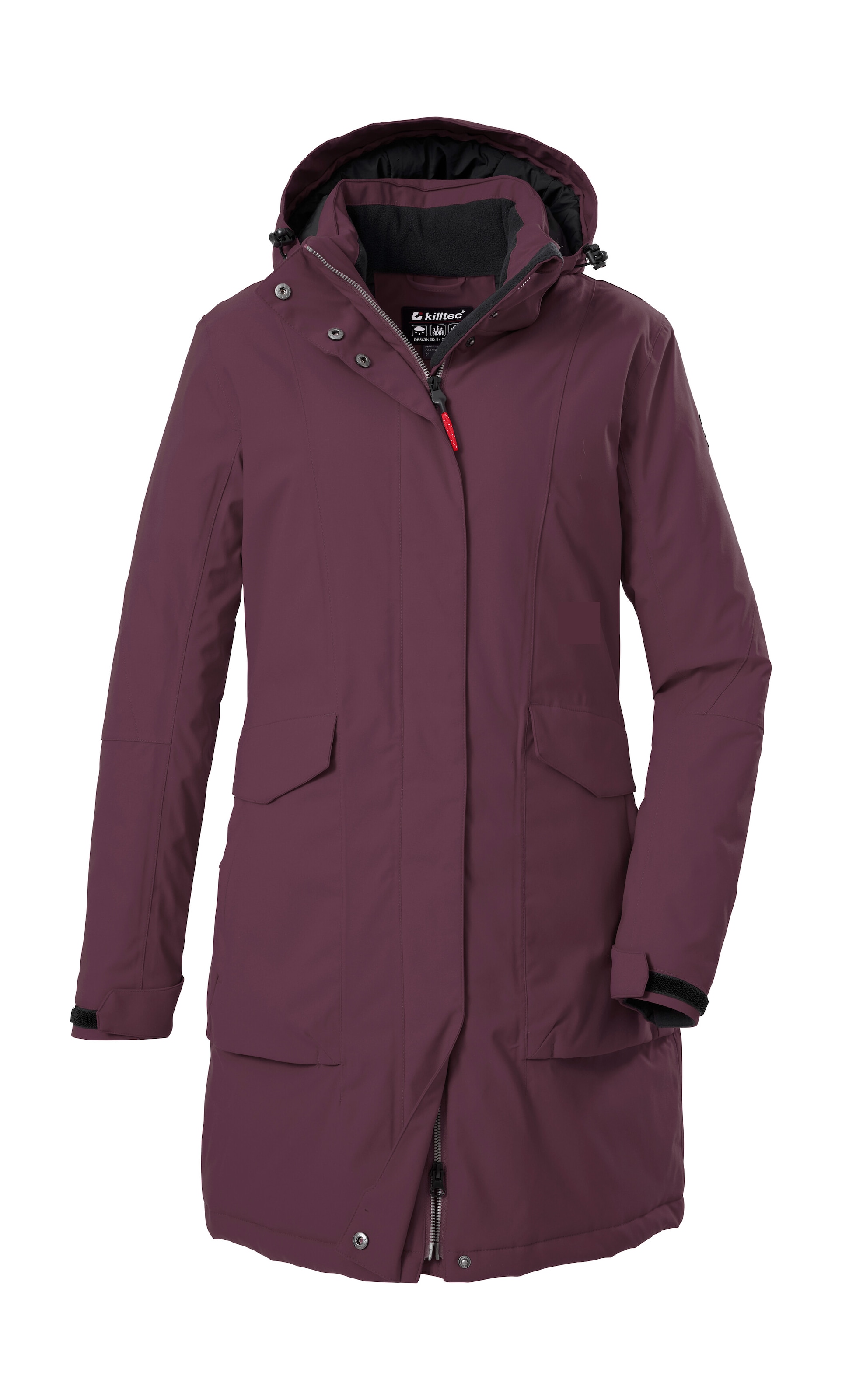 Killtec Parka »Damen Funktionsparka« Wasserdichter, atmungsaktiver Damenparka mit abnehmbarer Kapuze