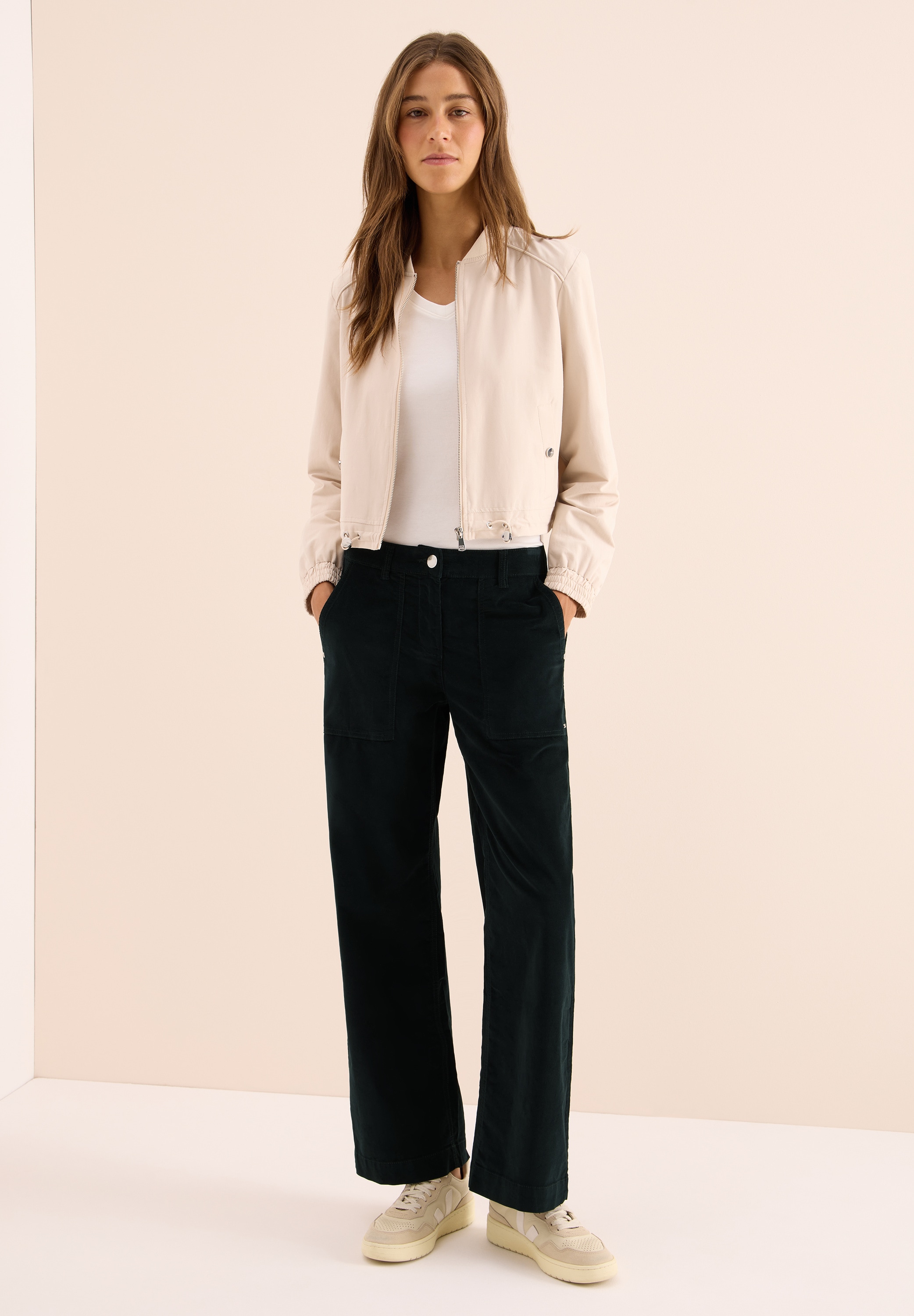 Cecil Cordhose »Style Neele«  Wide Leg, High Waist
