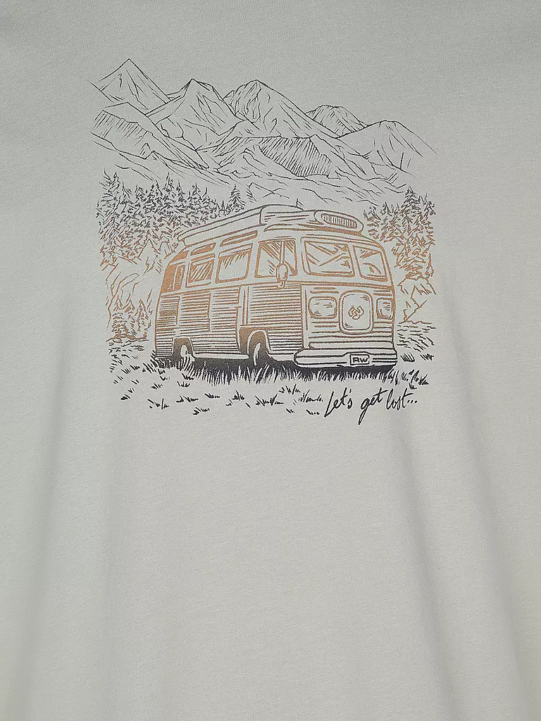 RAGWEAR T-Shirt ROGGERO GRADIENT hellgrün