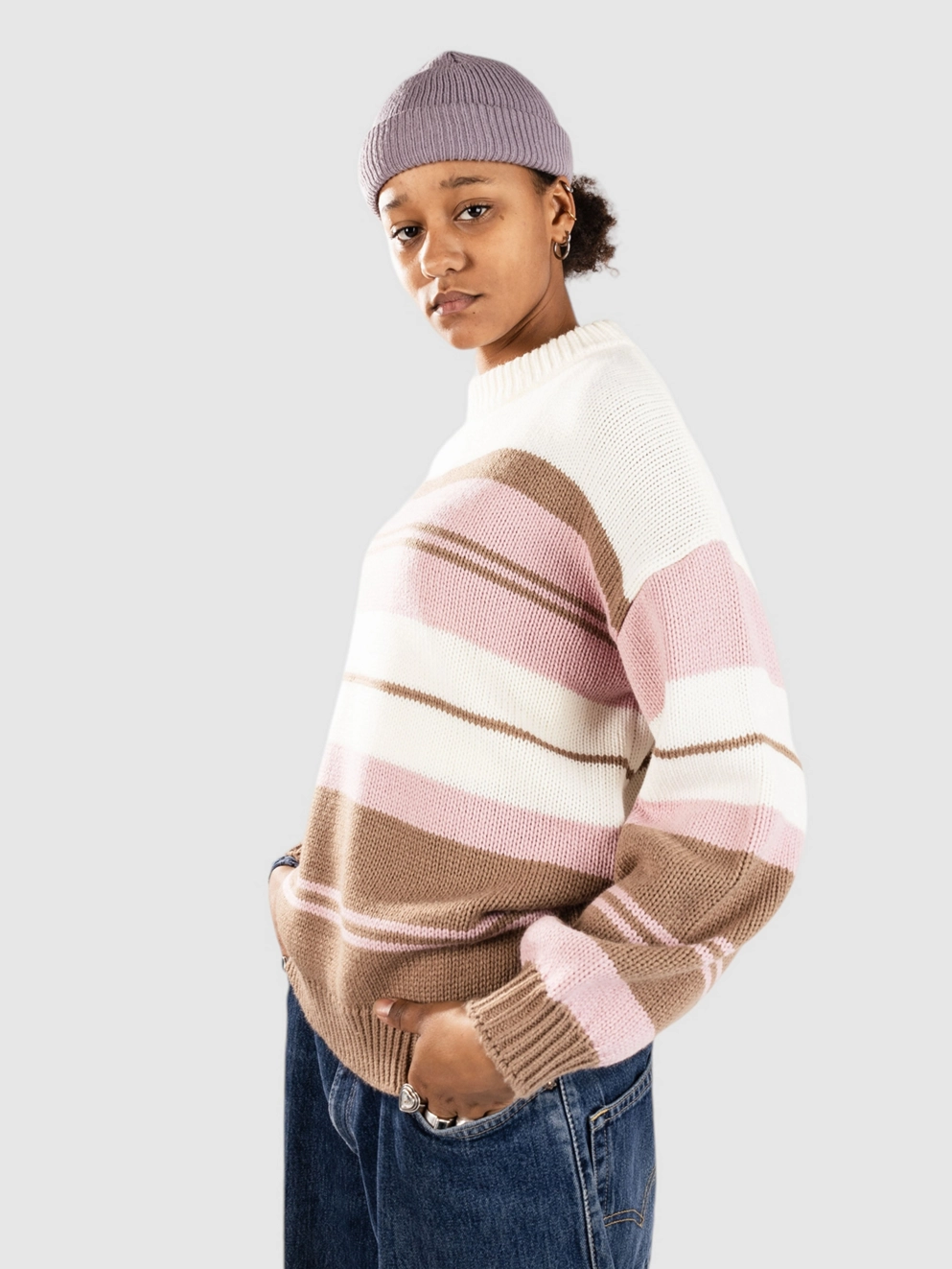 Roxy Love Again Pullover egret