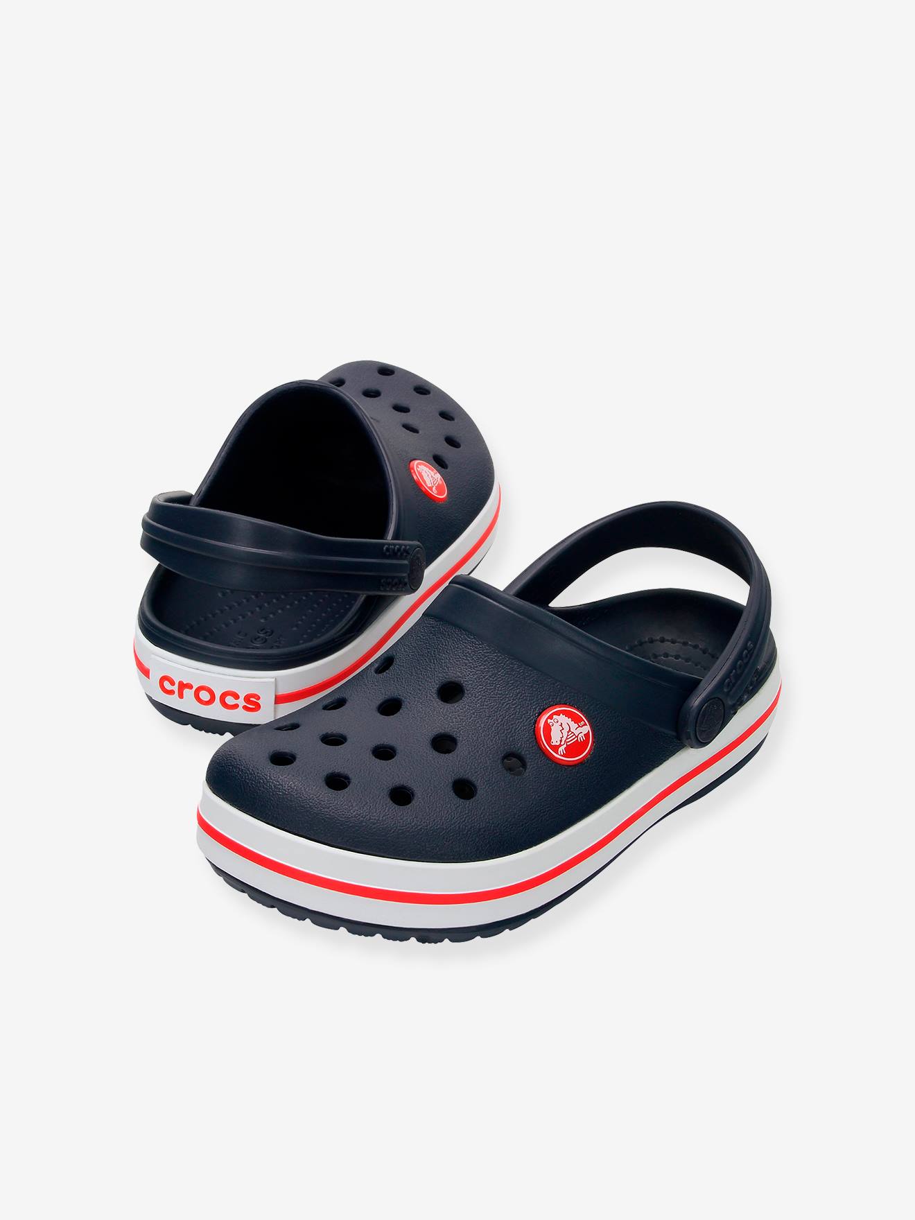 Crocband Clog K CROCS™ Clogs para meninos, tamanho médio, azul liso
