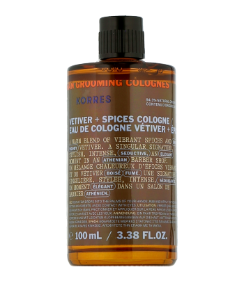 Korres Athenian Grooming Vetiver + Spices Eau de Cologne 100ml