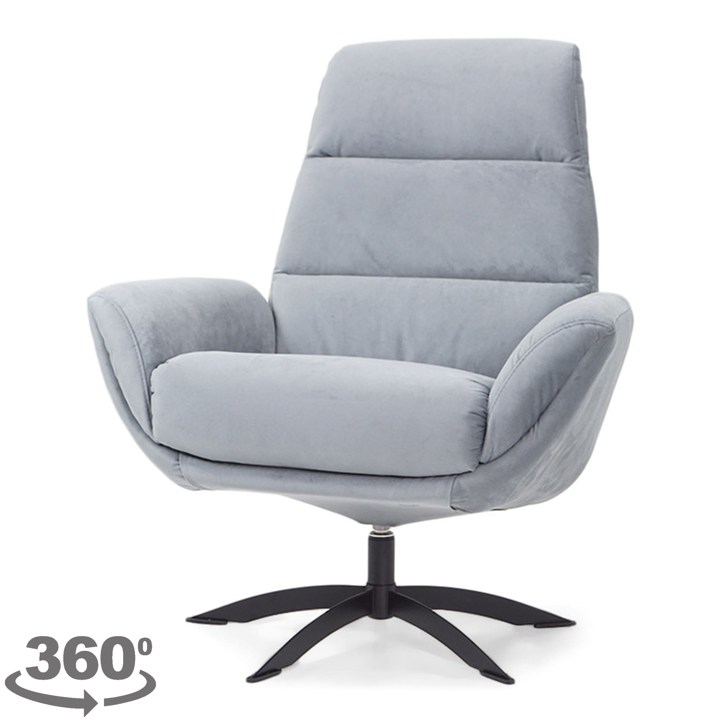 Draaifauteuil Dazzle B82 x D81 x H96 cm