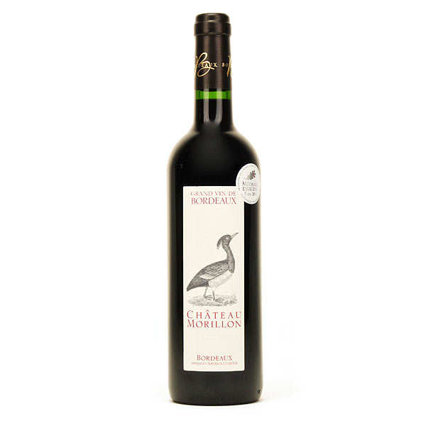 Château Morillon vin rouge Bordeaux bio AOC - Château Morillon
