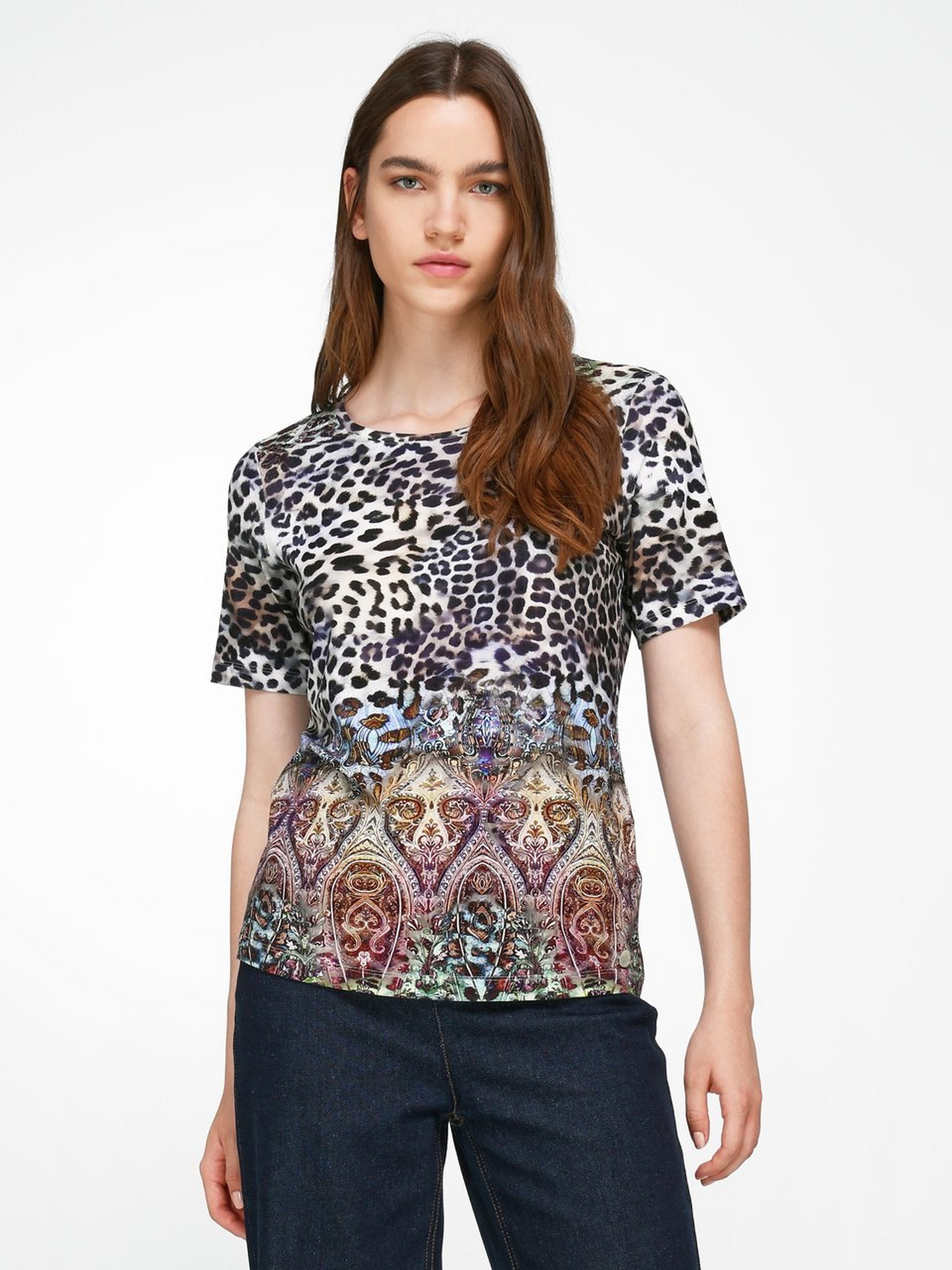 Rundhals-Shirt