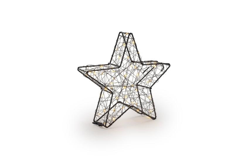 Tischdeko 3D Star Nero S, 20 cmLED Weihnachtsdekoration