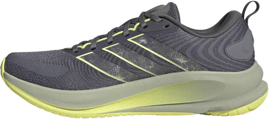 Adidas Performance Supernova mesh hardloopschoenen grijs geel