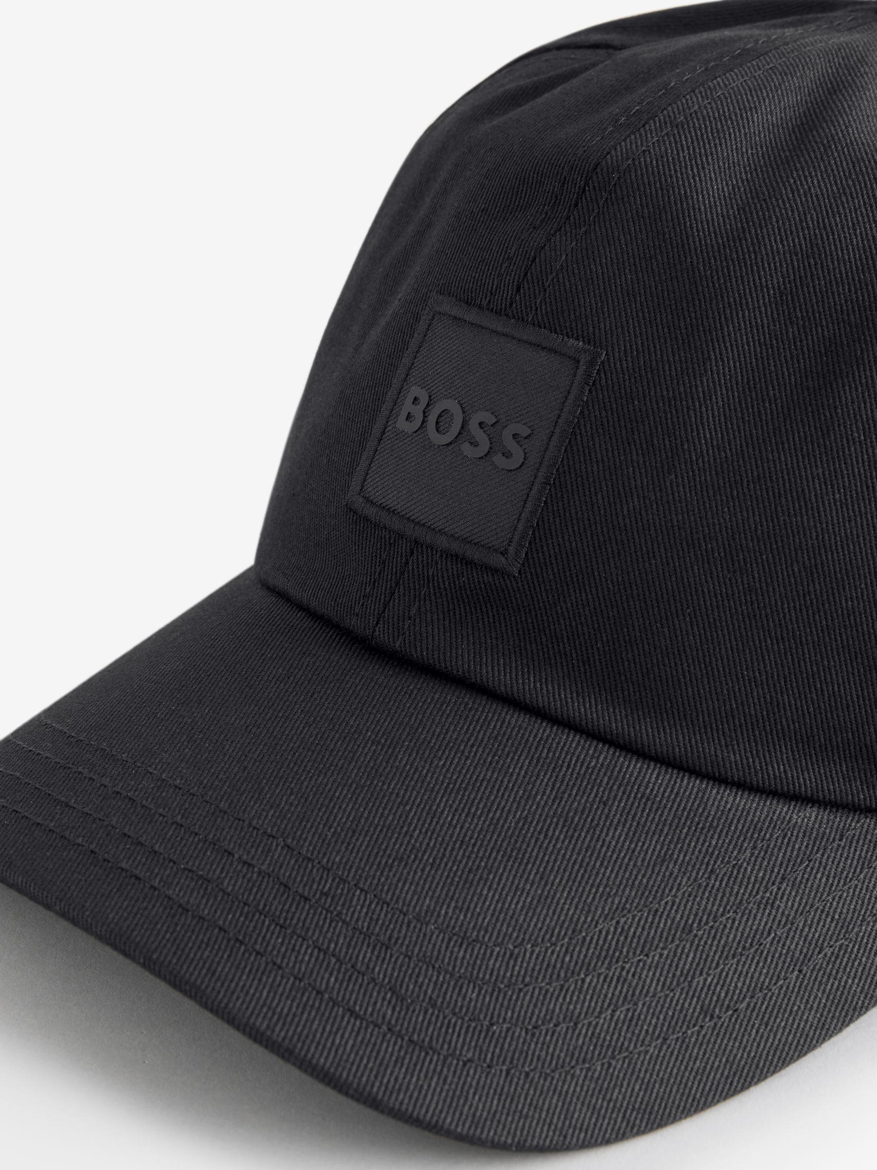 Zwart - BOSS-pet met logopatch van keperstof