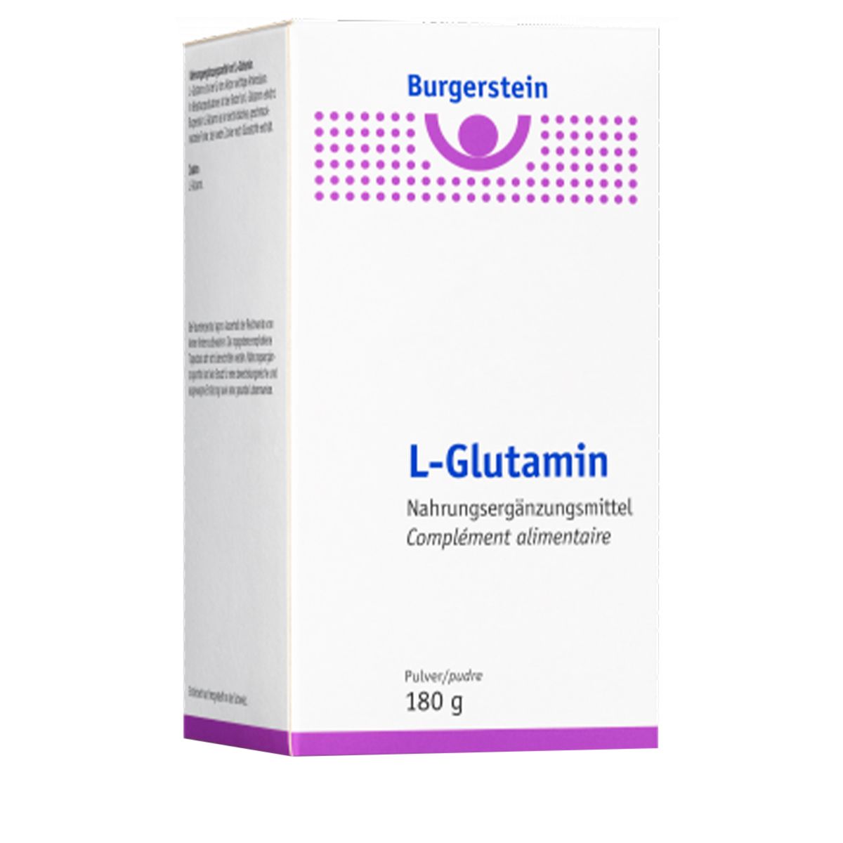 BURGERSTEIN L-Glutamin Plv Ds 180 g