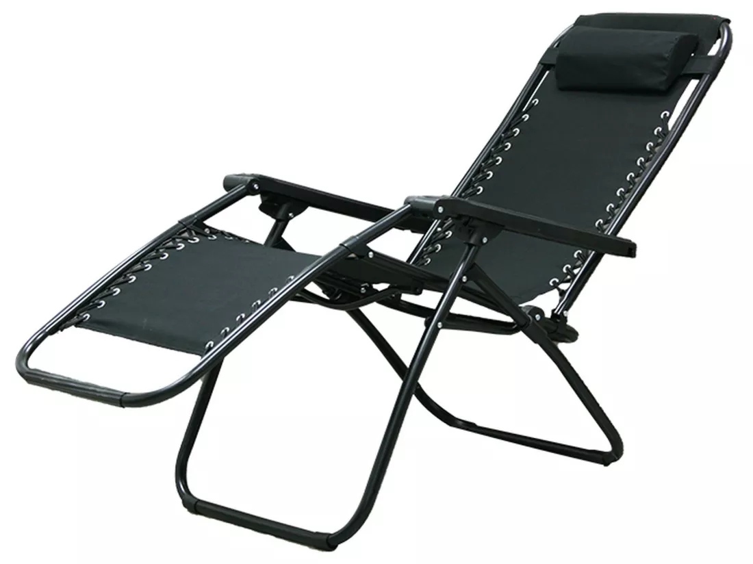 Lot de 2 chaises longues Gravity 0, pieds 25 mm 90*65*110cm