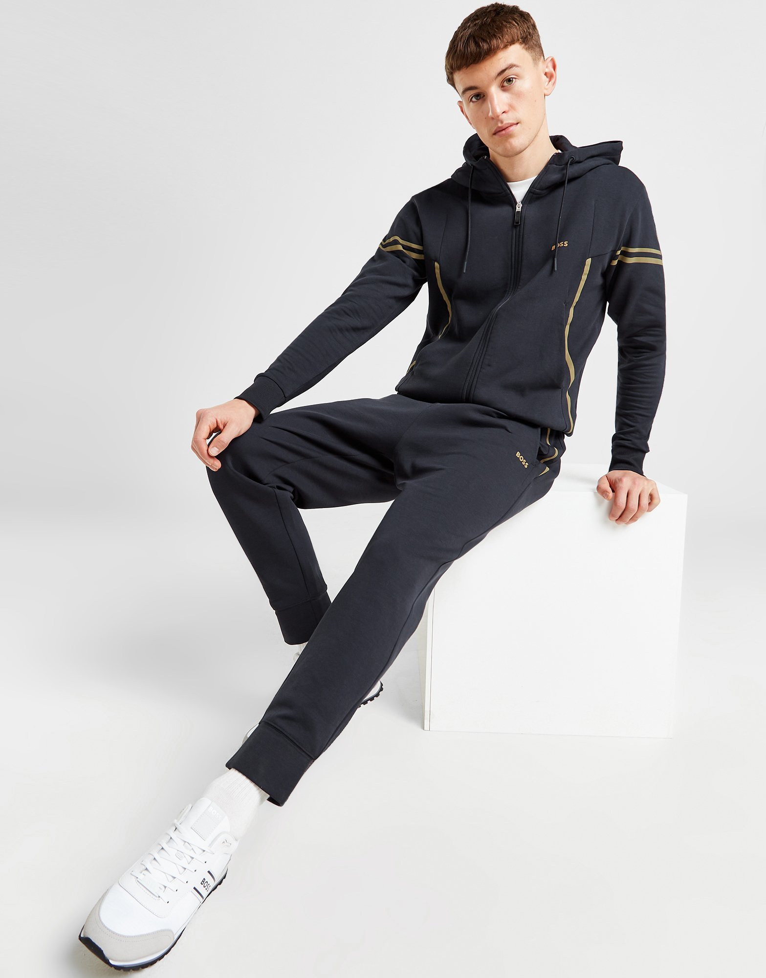 BOSS Ensemble de survêtement Zippé Pixel Homme
