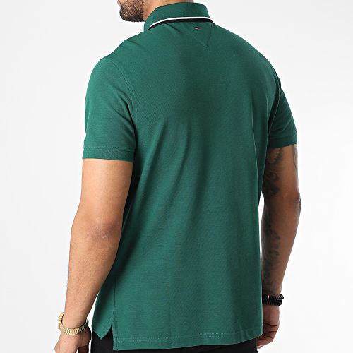 Polo Manches Courtes Brand Love Logo 9525 Vert