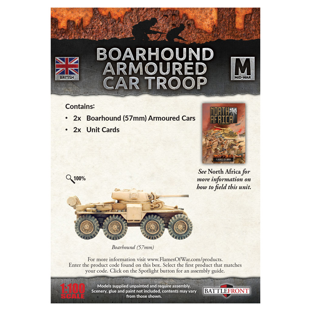 Flames of War - Boarhound Armoured Car Troop