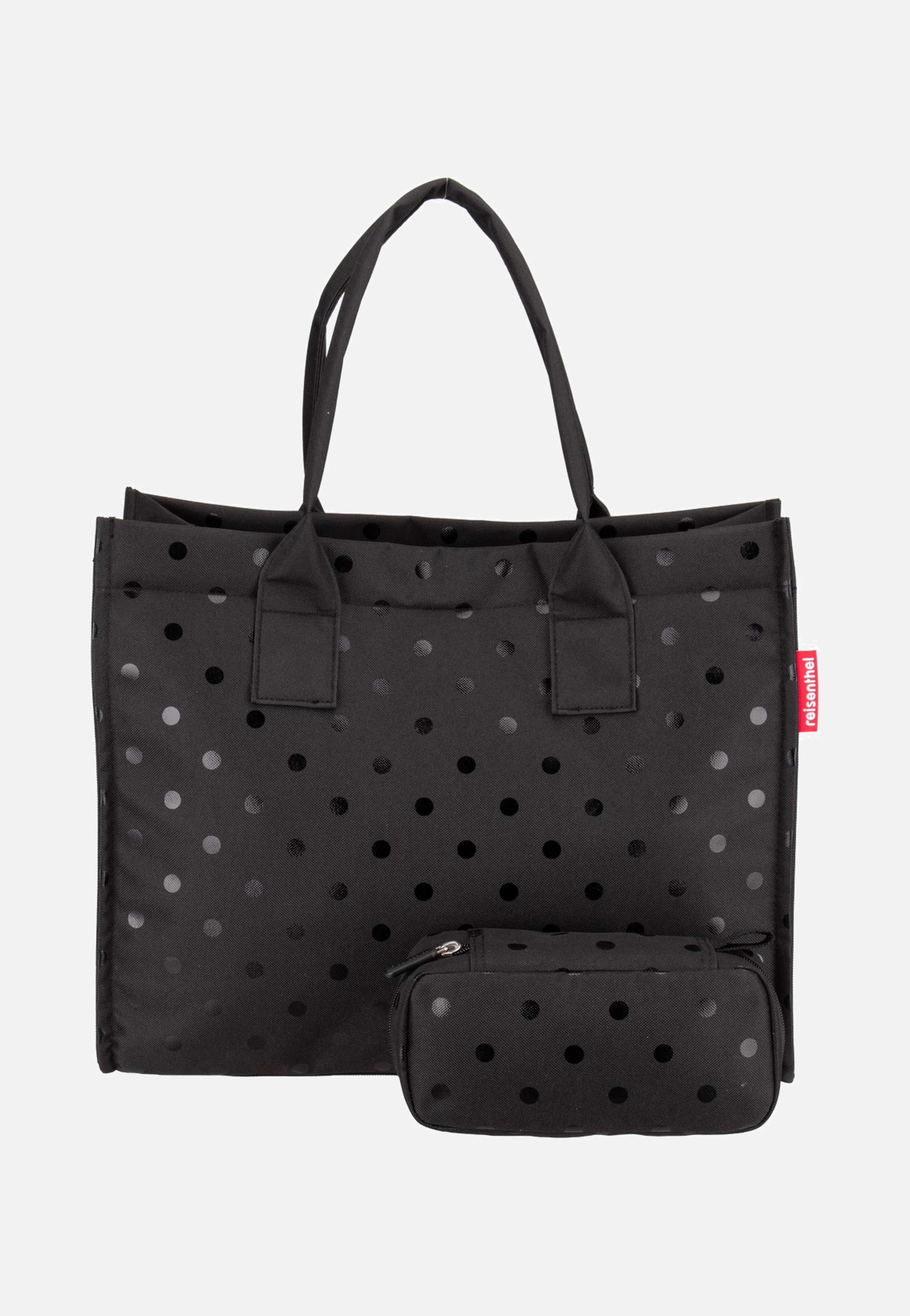 daily shopper set No.1 Glossy Dots Black - Shopper