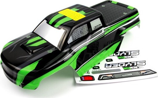 Blackzon - Slyder Mt Body - Sort Grøn - Til Slyder - 540039