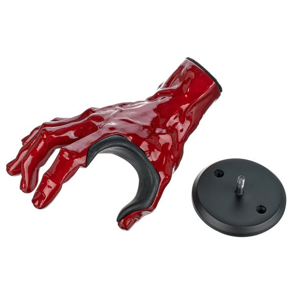 Guitar Grip Male Hand Red Metallic Right