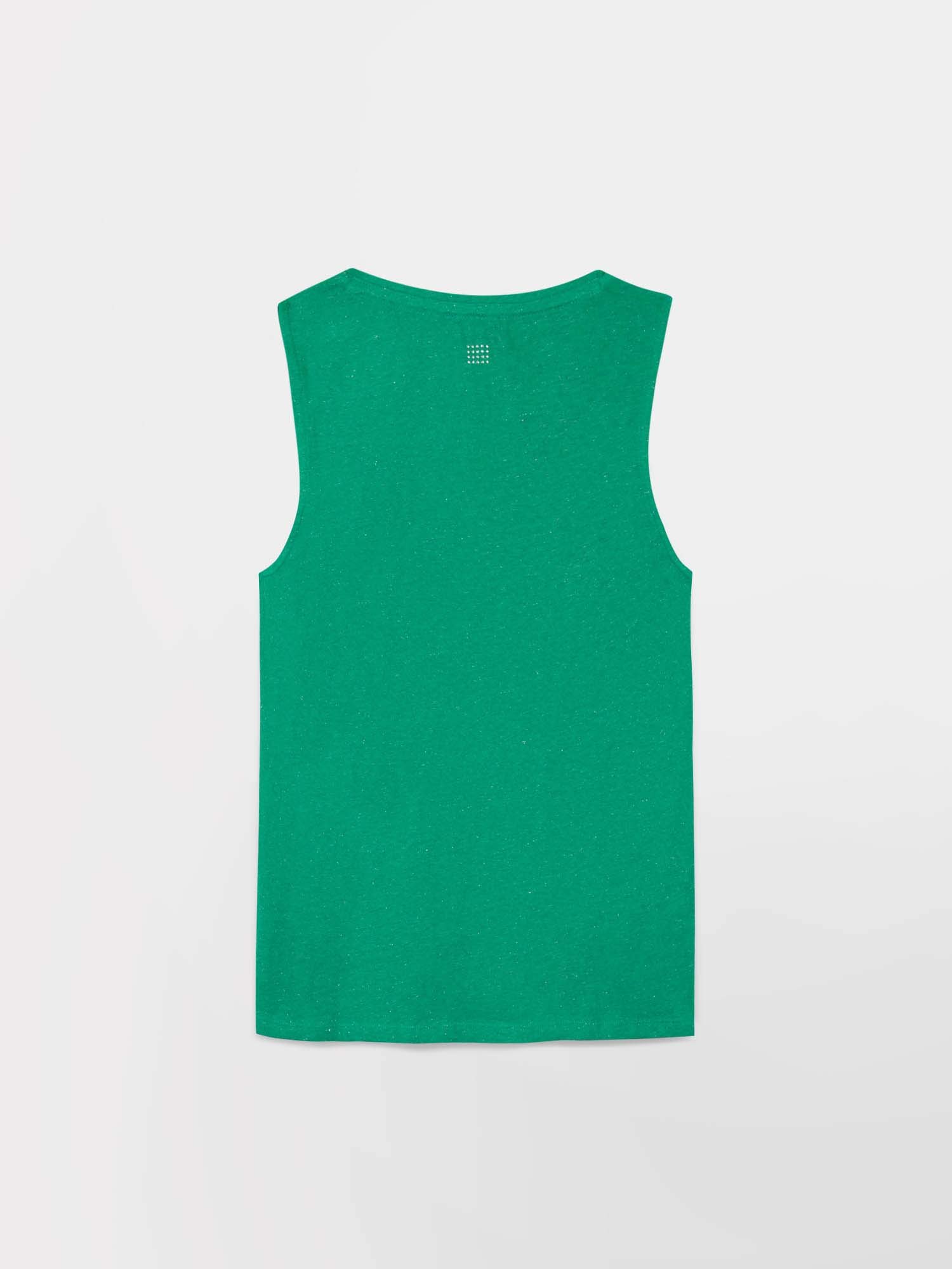 Débardeur Femme Col V Coton Vert