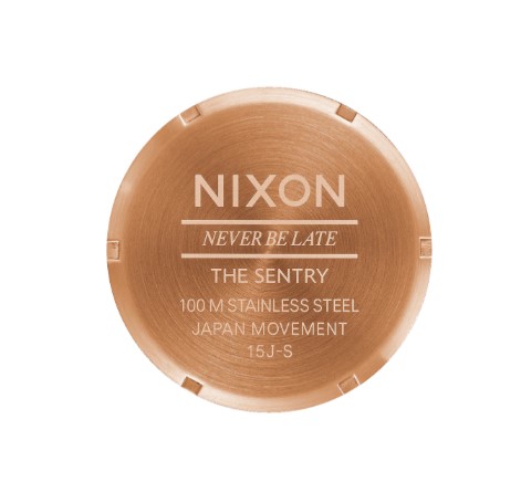 Nixon Sentry Leather Blue Brown