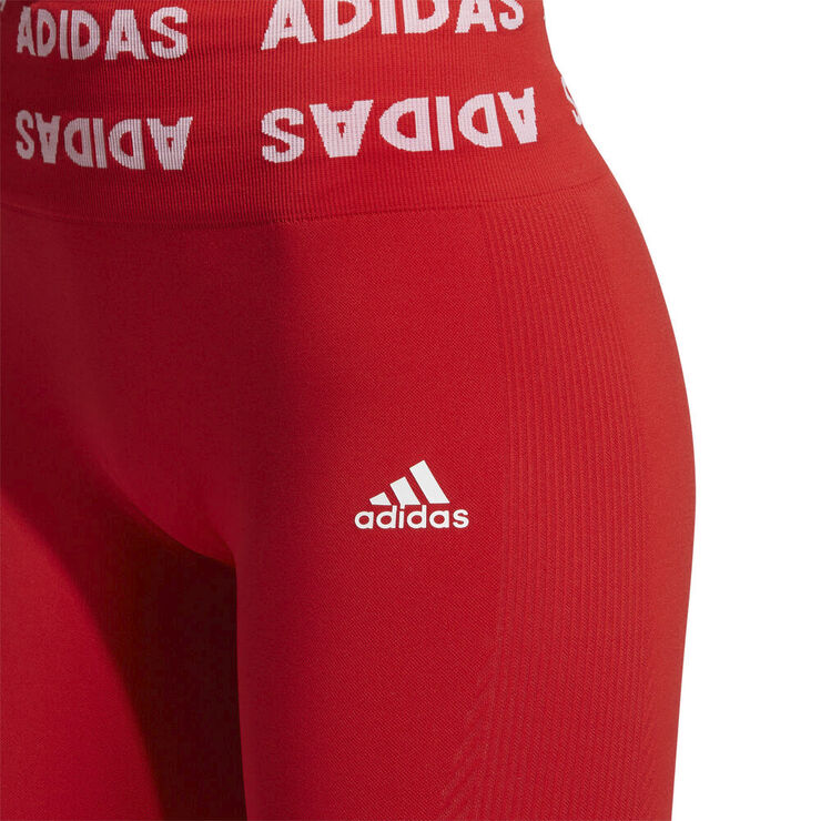 adidas Training Aeroknit 7/8 High-Rise træningstights Rød