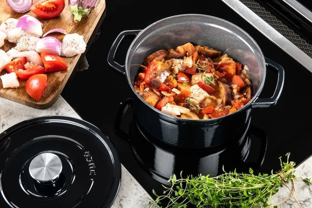DUCQ Braadpan gietijzer zwart