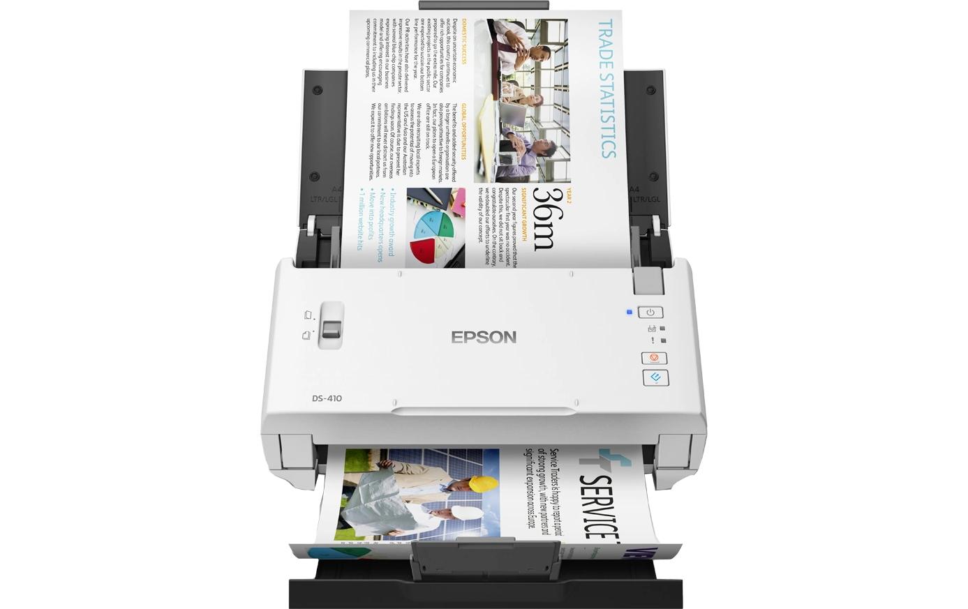 Dokumentenscanner WorkForce DS-410<br>Schneller Duplex-Dokumentenscanner