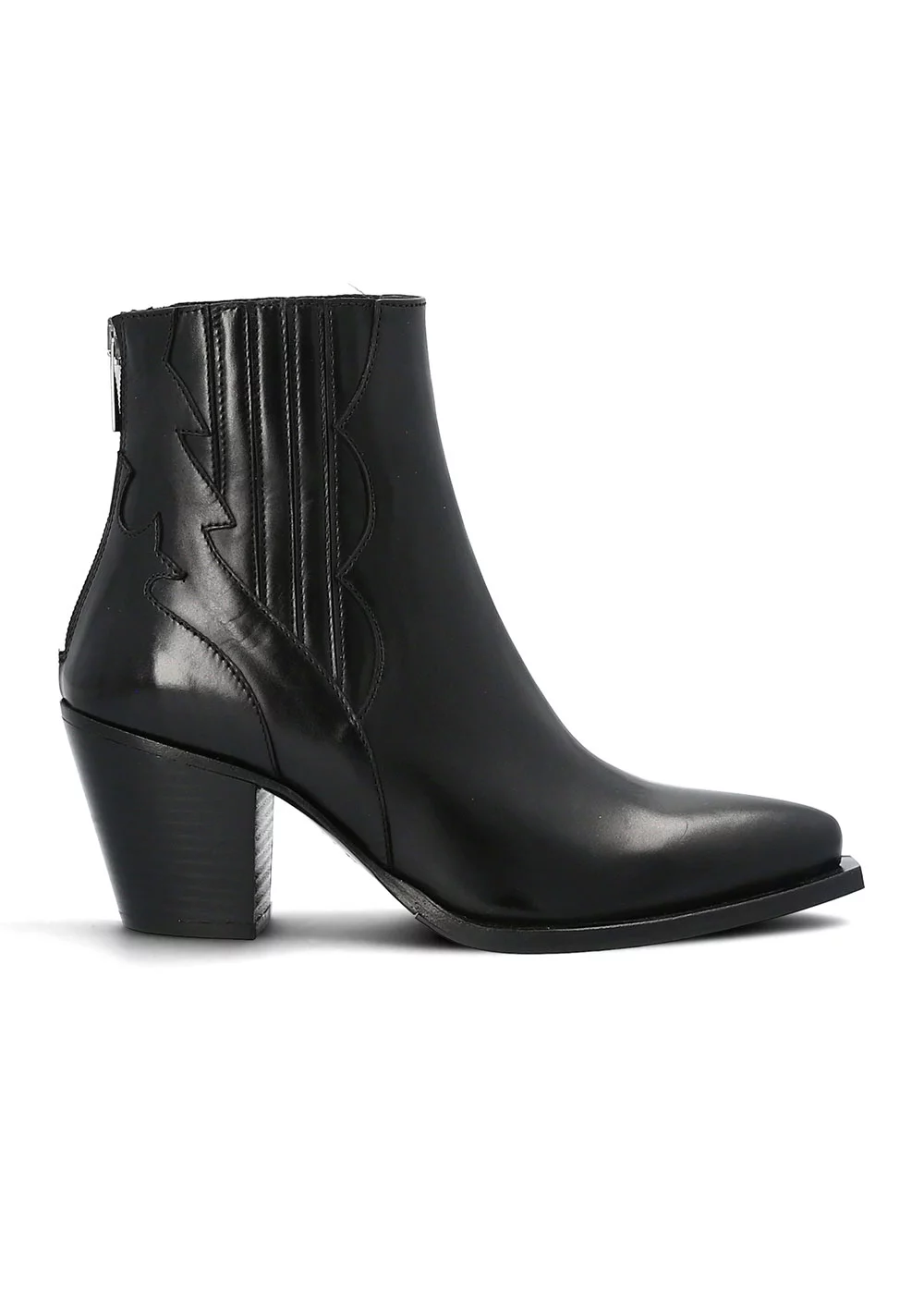 BOOTS PHILOMENE CUIR NOIR