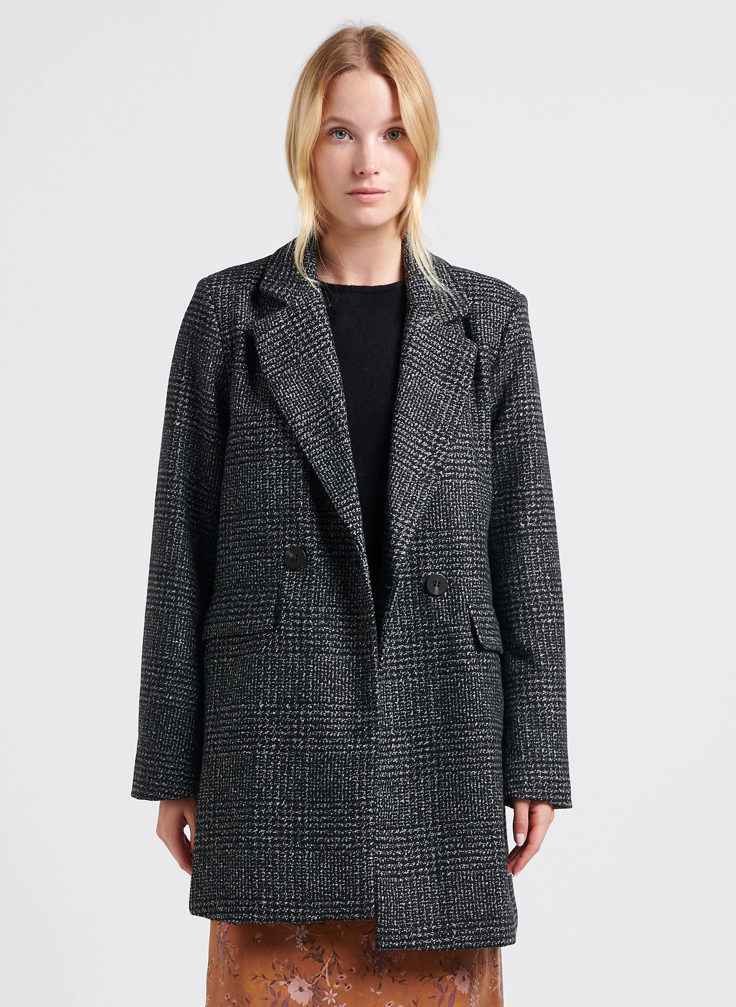 LEY - Manteau longue| Noir