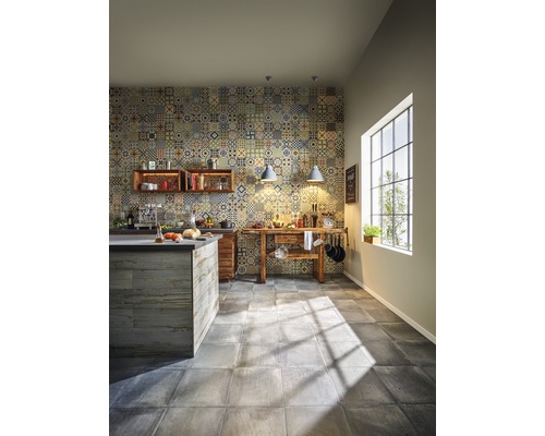 Porseleinen steengoed wand- en vloertegel Heritage mix in 19 verschillende designs 33,15 x 33,15 cm