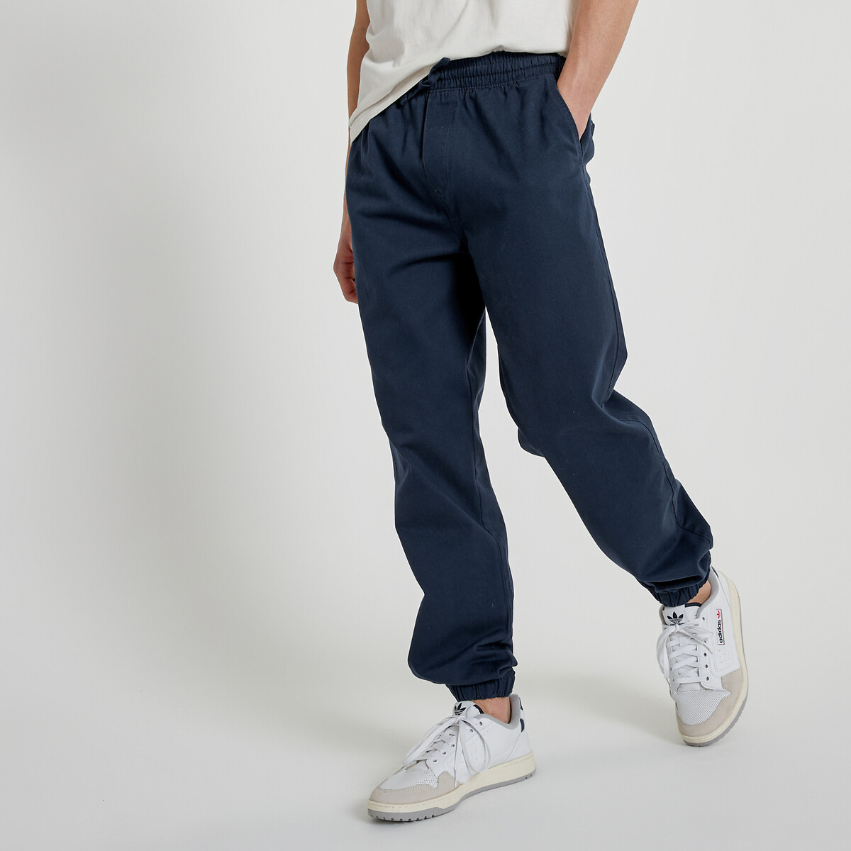 COLEÇÕES LA REDOUTE<br>Joggers em algodão