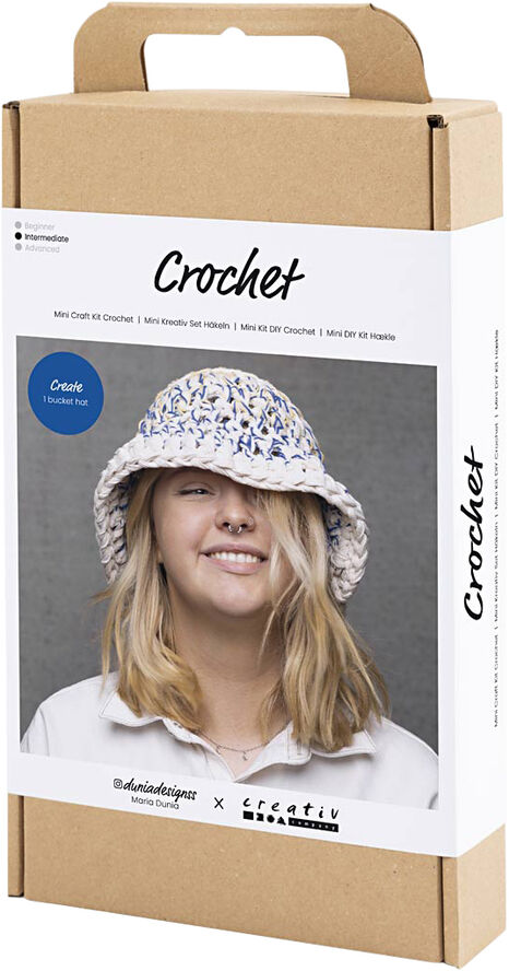 Creativ Company DIY Kit Hækle, Chunky bøllehat