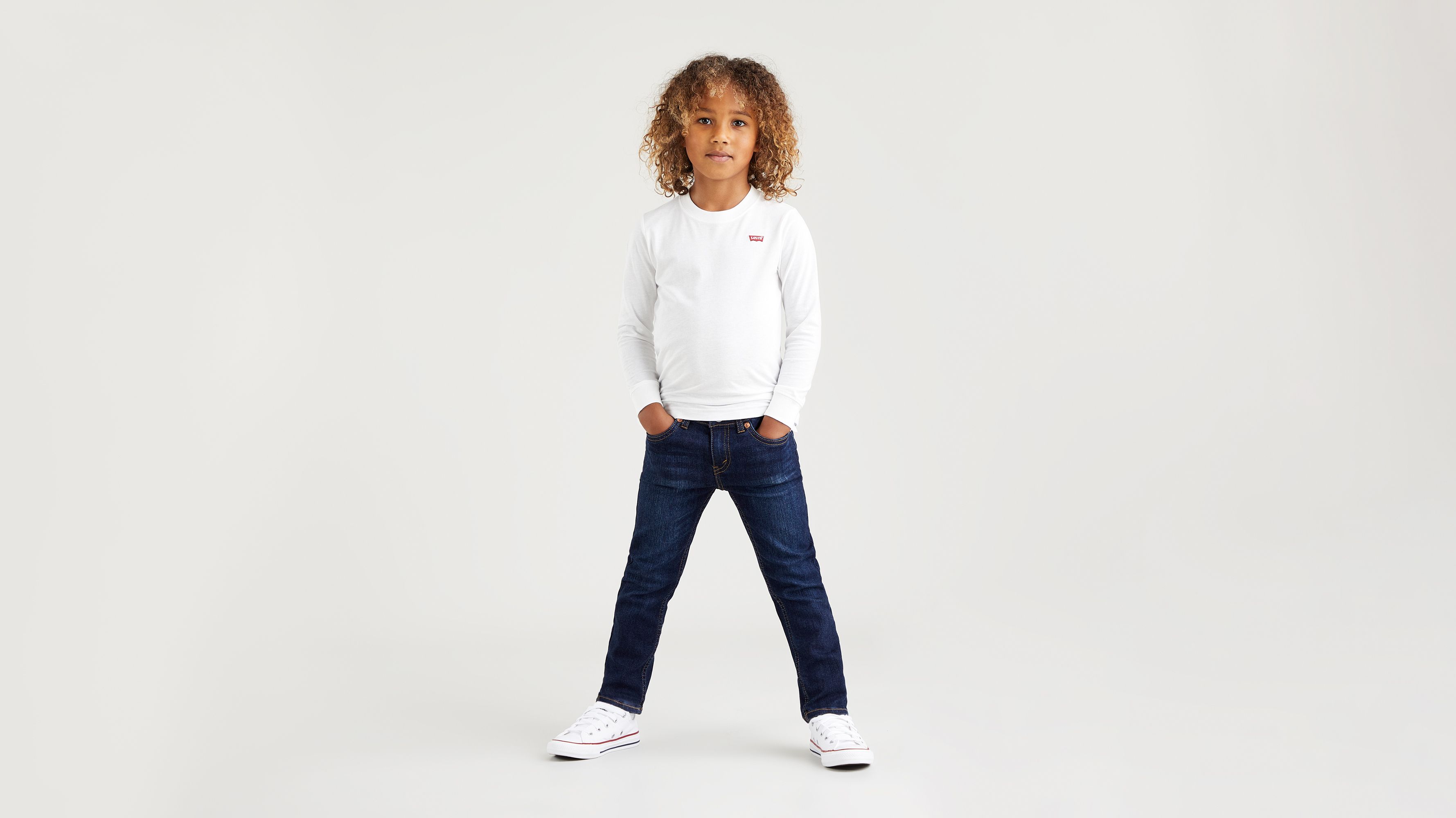 T-shirt Batwing pour enfant - White - Blanc