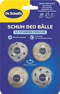 Scholl OdorX Sneaker Balls, 4 Stück