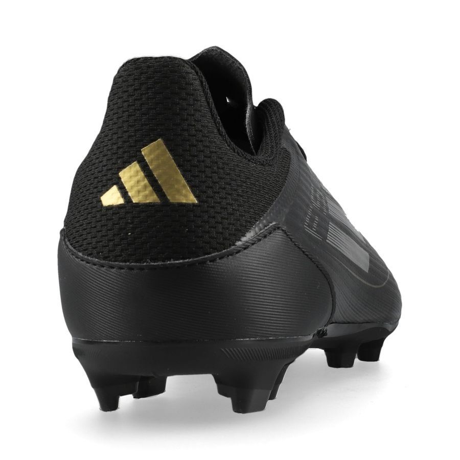 adidas F50 League FG/AG Dark Spark - Noir/Argenté/Doré Enfant
