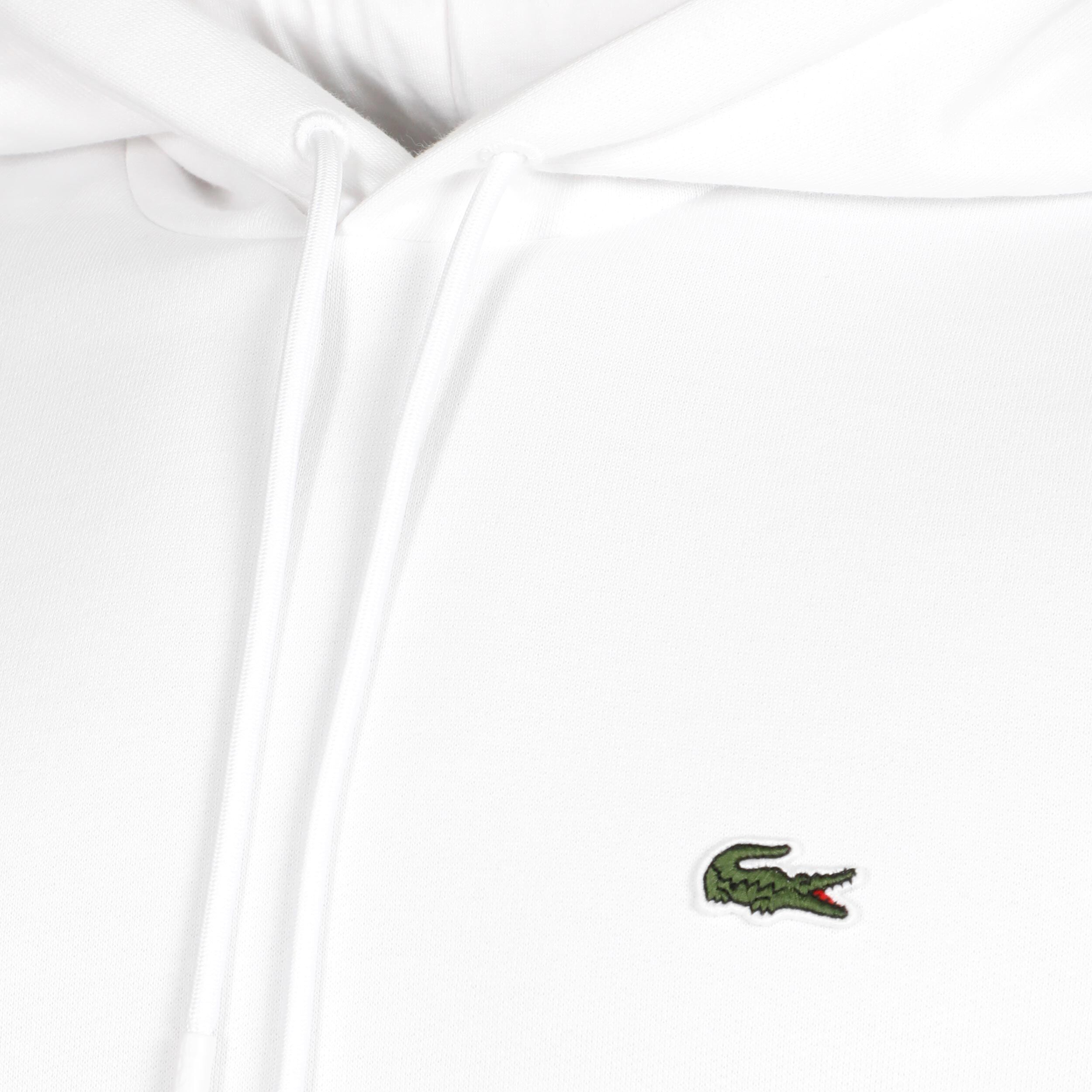 Lacoste Sweat À Capuche Hommes - Blanc