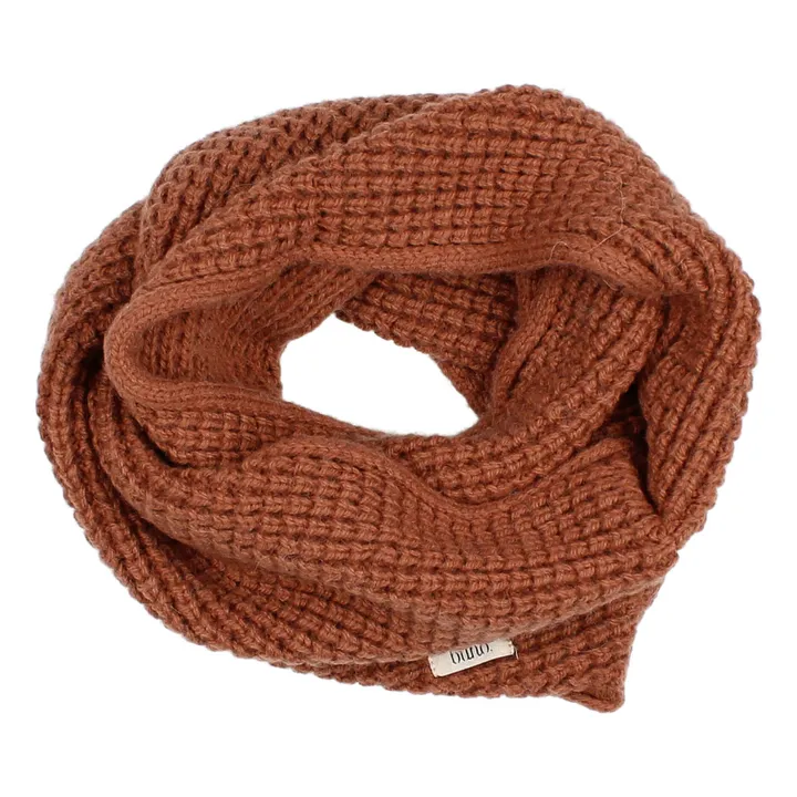 Búho Snood Alpaga et Laine | Terracotta