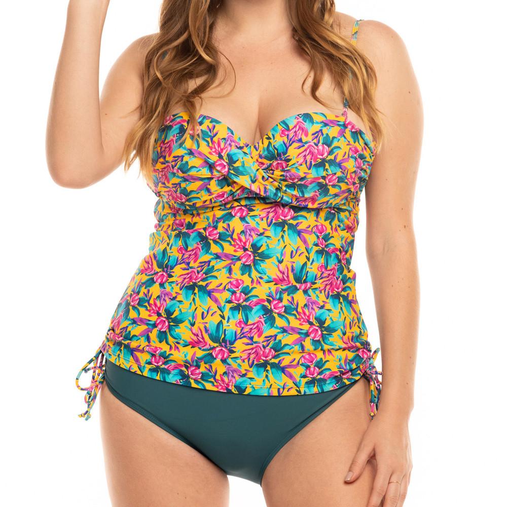 Sun project Maillot de Bain Tankini Jaune/vert Femme Sun Project