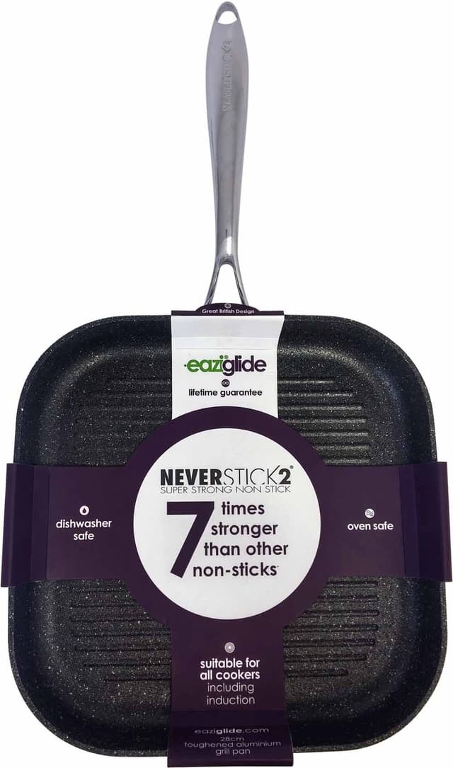 EAZIGLIDE 28 cm Firkantet grillpande
