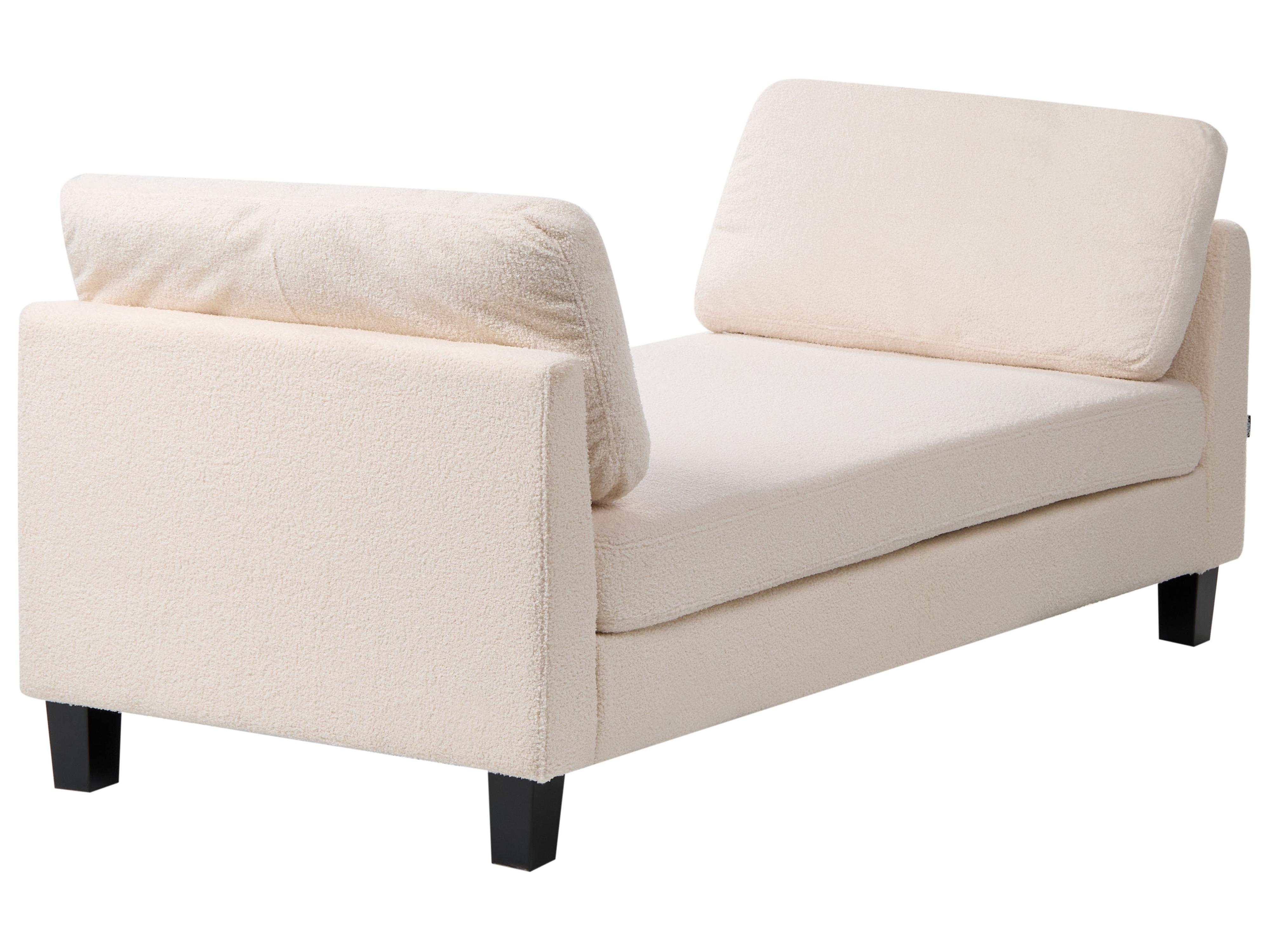 Chaise longue ARCHIANE Stof Gebroken wit